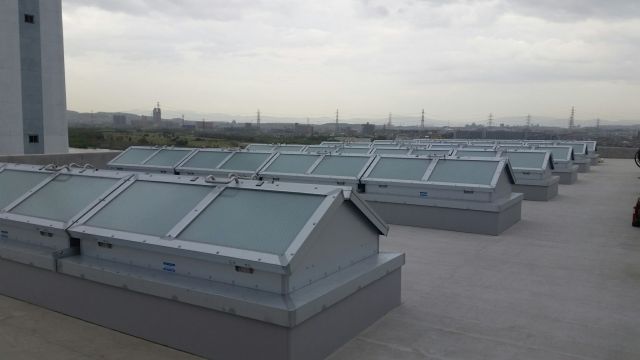 ごみ処理場の調光