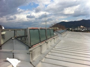 トップライトからの雨漏り